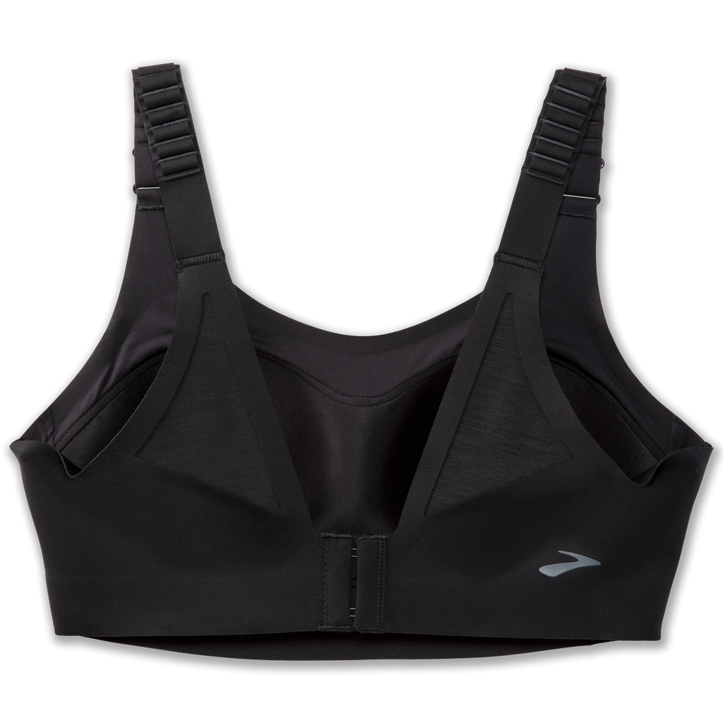 Women's Brooks Dare Scoopback 2.0. Black. Rear view.