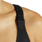 Women's Brooks Dare Scoopback 2.0. Black. Strap closeup.