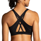Women's Brooks Dare Strappy 2.0. Black. Rear view.