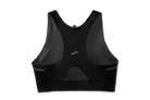 Women's Brooks Drive 3 Pocket Bra. Black. Rear view.