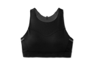 Women's Brooks Drive 3 Pocket Bra. Black. Front view.