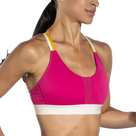 Women's Brooks Drive Plunge Run Bra 2.0 in Mauve/Sand/Sundial