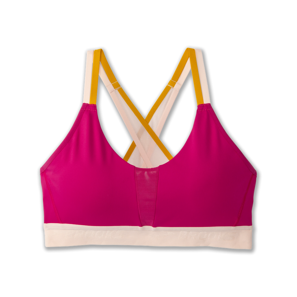 Women's Brooks Drive Plunge. Pink. Front view.