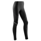 Women's CEP Training Tights. Black. Front/Lateral view.