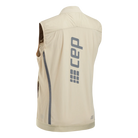 CEP Cold Weather Reversible Vest. Women's. Cream. Back view.