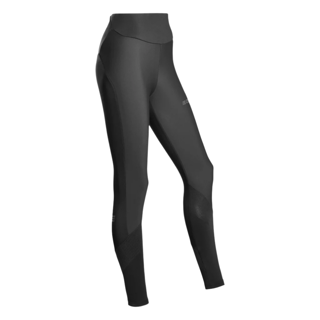 CEP Cold Weather Tights Womens. Black. Front View.