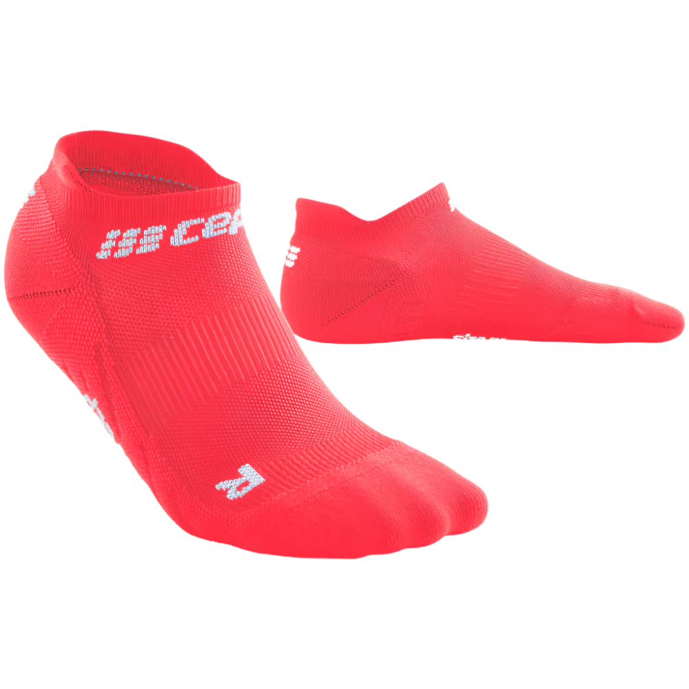Women's CEP The Run Sock 4.0 No Show. Pink.