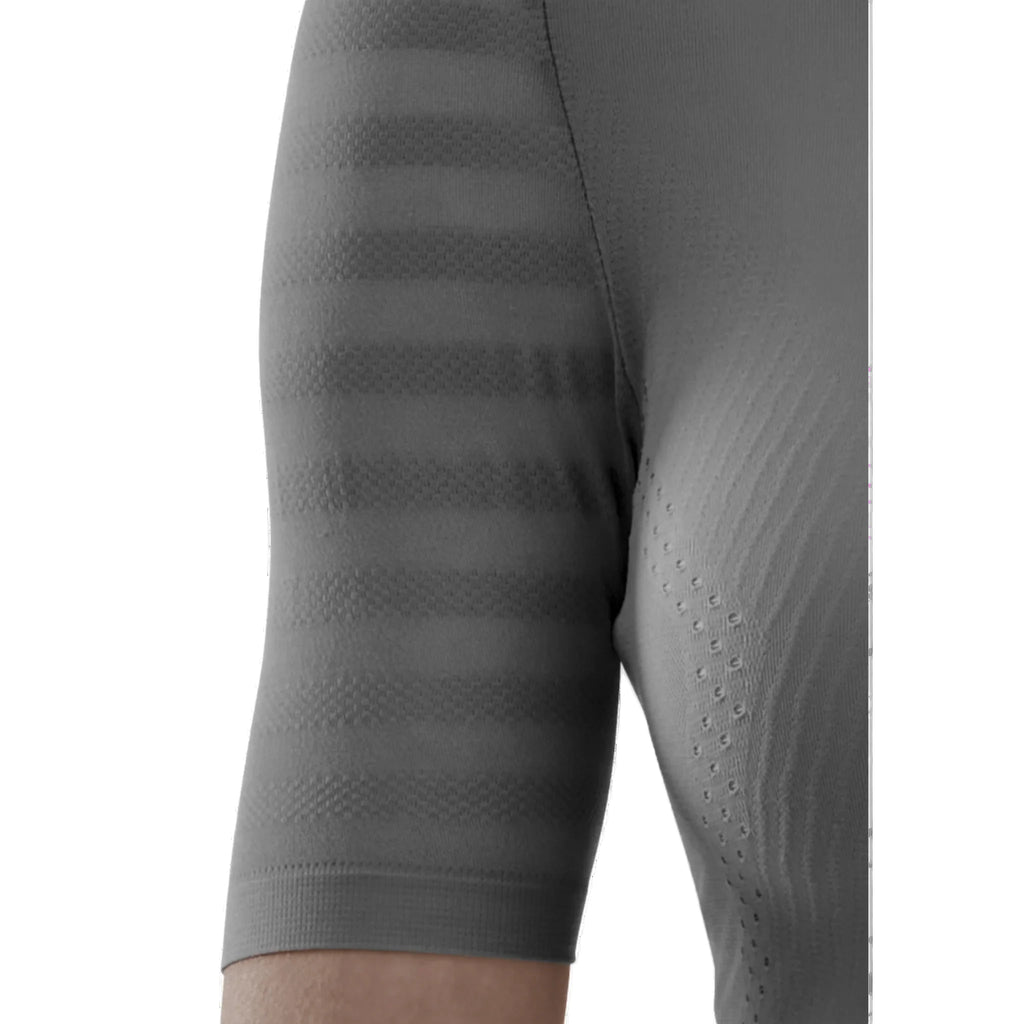 Women's CEP Ultralight Short Sleeve. Grey. Front view.