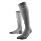 Women's CEP Ultralight Compression Socks. Grey. Lateral view.