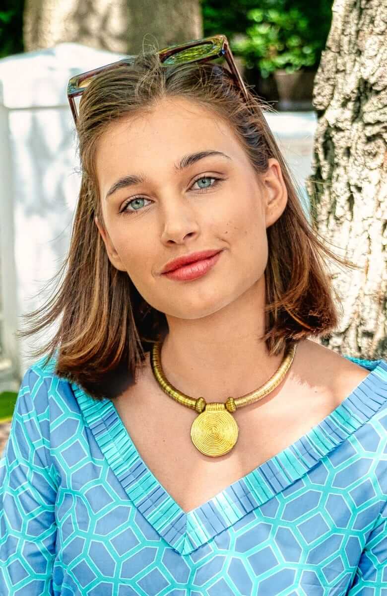 Gretchen Scott The Cleo Necklace. Gold.