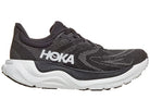 Women's HOKA Arahi 8 in Black/White, lateral view.