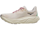 Women's HOKA Arahi 8 in Rose Cream/Alabaster, medial view.