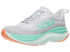 Women's Hoka Skyflow. Cosmic Grey/Seafoam. Lateral view.