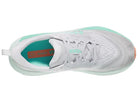Women's Hoka Skyflow. Cosmic Grey/Seafoam. Top view.