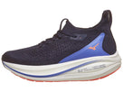 Women's Mizuno Neo Vista 2. Navy upper. White midsole. Lateral view.