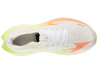 Women's Mizuno Neo Vista 3. White upper. White midsole. Top view.