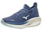 Women's Mizuno Neo Vista 3 in Wild Wind/White, lateral view.