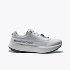 Women's Mount to Coast H1. Light Grey upper. Off White midsole. Lateral view.