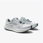 Women's Mount to Coast H1. Light Grey upper. Off White midsole. Lateral view.