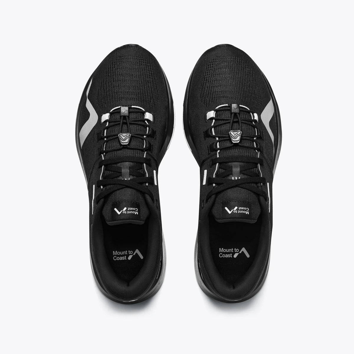 Women's Mount to Coast R1 in Black, top view
