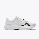 Women's Mount to Coast. R1. White upper. White midsole. Lateral view.