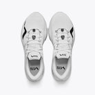 Women's Mount to Coast. R1. White upper. White midsole. Top view.