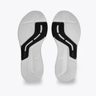 Women's Mount to Coast. R1. White upper. White midsole. Bottom view.
