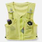 Women's Nathan AeroZip 1 Liter Hydration Race Vest, Light Lime/Reflective Silver.