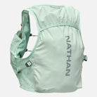 Women's Nathan Breeze 4 Liter Hydration Vest. Mint green. Back view.