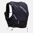 Women's Nathan Pinnacle Pro 12 Liter Hydration Vest. Black. Back view.