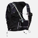 Women's Nathan Pinnacle Pro 12 Liter Hydration Vest. Black. Front view.