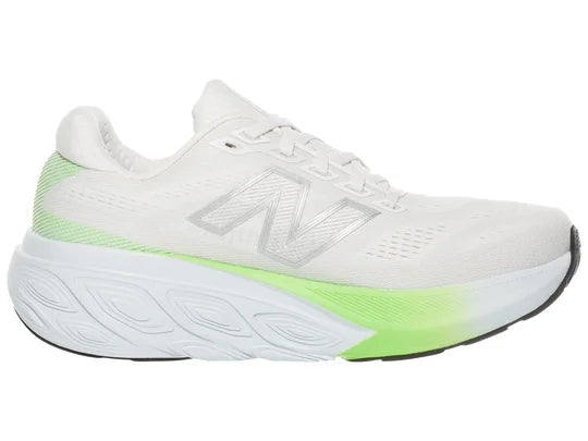 Women's New Balance 880 v15. White upper. White midsole. Medial view.