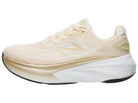 Women's New Balance Fresh Foam X More v6 in Permafrost/Bisque/NB 103 White — side profile