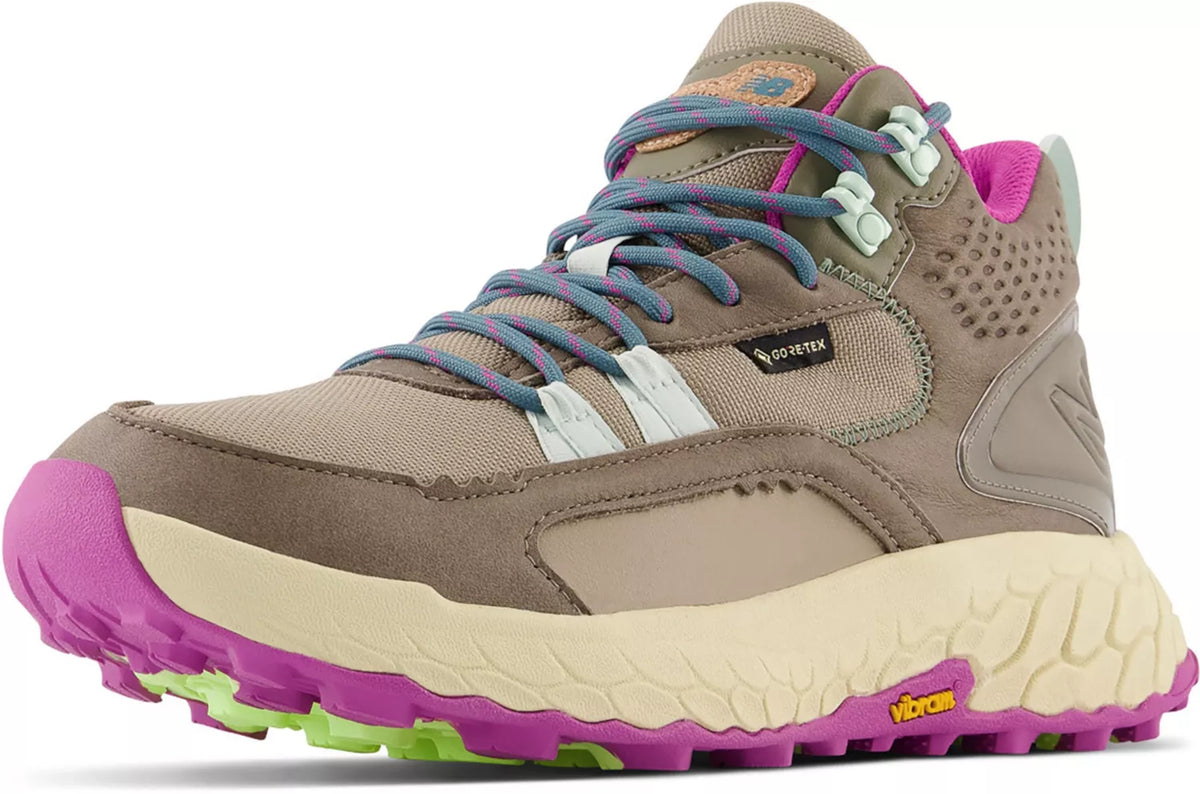 Women's New Balance Fresh Foam X Hierro v1 MID in Grey/Brown/Magenta — product view