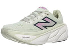 Women's New Balance Fresh Foam X More v5 in Natural Mint/Purple Fuchsia/Black — lateral view