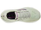 Women's New Balance Fresh Foam X More v5 in Natural Mint/Purple Fuchsia/Black — top view