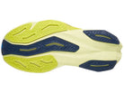 Women's New Balance FuelCell Rebel v4 in Spice Blue/Limelight/Blue Oasis — outsole view