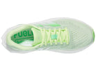 Women's New Balance FuelCell SuperComp Trainer v3. Melon Water/Clay Ash/White. Top view.