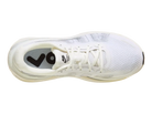 Women's Nike Vomero Premium. White upper. Off White midsole. Top view.