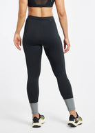 Women's Oiselle Fireglow Fleece Tights. Black.