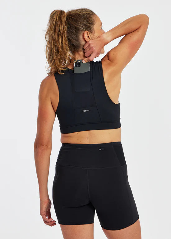 Oiselle Flyout Bra. Black.