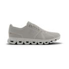 Women's On Cloud 6 in Pearl/White, lateral view