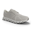 Women's On Cloud 6 in Pearl/White, lateral view