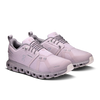 Women's On Cloud 6 Waterproof. Light purple upper. Light purple midsole. Lateral view.