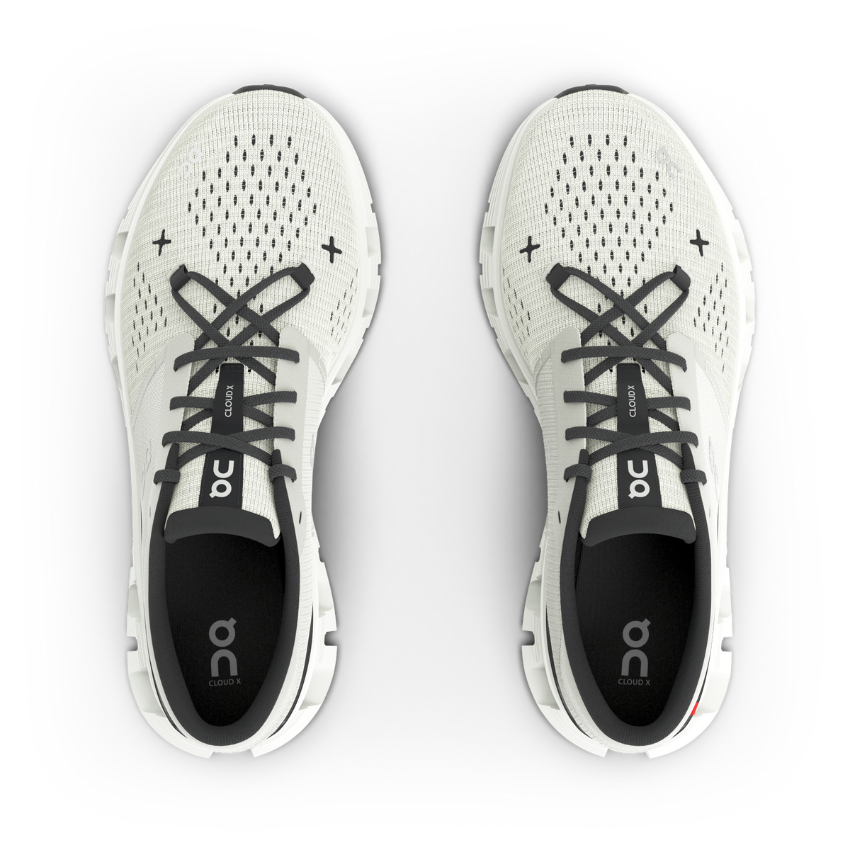 Women's On Cloud X 4 in Ivory/Black