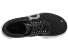 Women's On Cloudmonster 2. Black upper. White midsole. Top view.