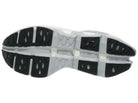 Women's On Cloudmonster Hyper. Light Grey upper. White midsole. Bottom view.