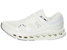 Women's On Cloudsurfer 2. White upper. White midsole. Lateral view.
