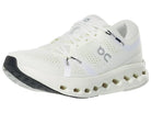 Women's On Cloudsurfer 2. White upper. White midsole. Lateral view.