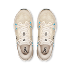 Women's On Clousurfer 2. Cream upper. White midsole. Top view.